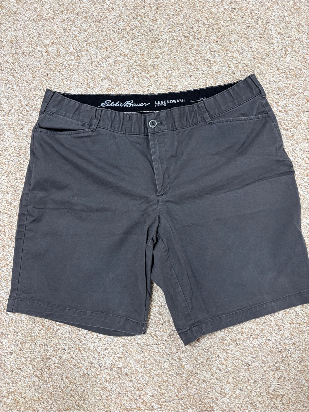 Eddie Bauer Women’s Charcoal Legendwash Stretch Fit Shorts